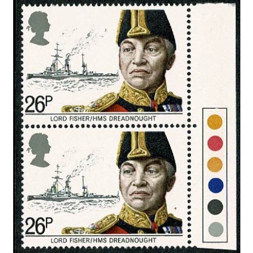 1982 Maritime Heritage 26p. "retouched face" SG Spec. W520b