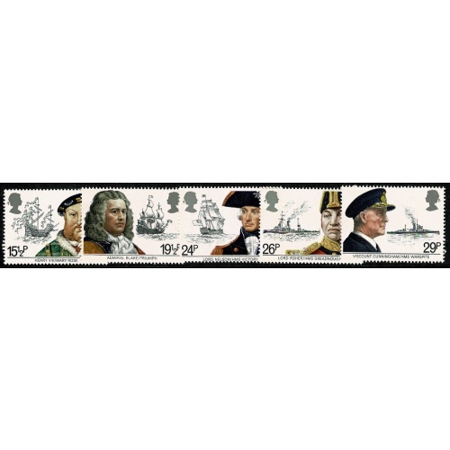 1982 Maritime Heritage. UM Set of 5 values. SG 1187-1191