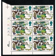 1983 British Fairs 31p. Cyl. 1A 1B 1C 1D 1E 1F  no dot block of six. SG 1230