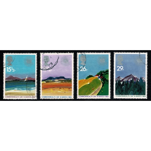 1983 Commonwealth Day Set of 4 values. Fine Used. SG 1211-1214