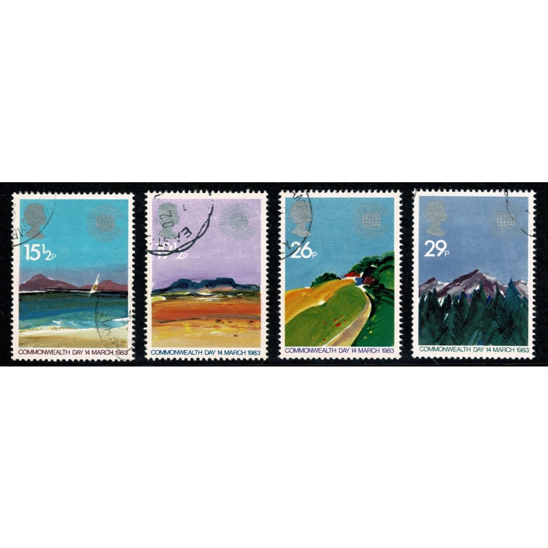 1983 Commonwealth Day Set of 4 values. Fine Used. SG 1211-1214