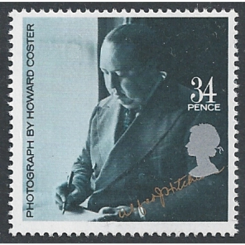 1985 Films 34p. Silver shift error. SG 1302 var.