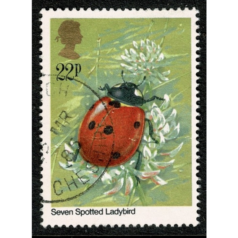 1985 Insects 22p. Fine Used single. SG 1278