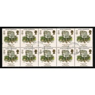 1986 Nature Conservation. 31p. Fine used block of 10. SG 1322