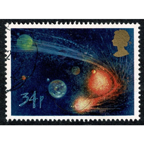 1986 Halley's Comet 34p. Very Fine Used single. SG 1315