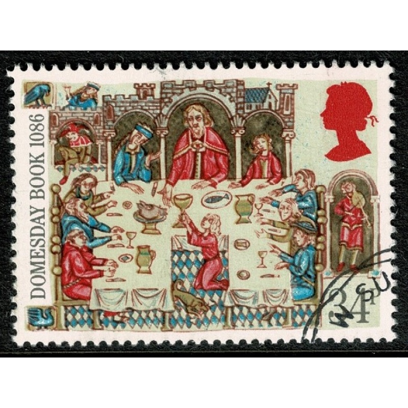 1986 Domesdy Book 34p. Very Fine Used single. SG 1327