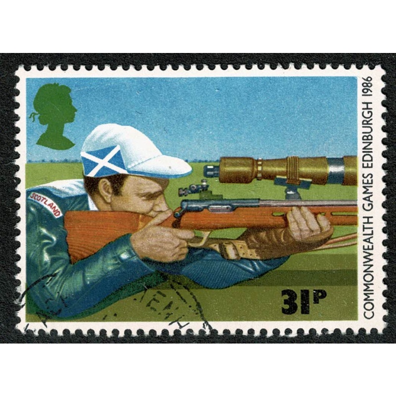 1986 Commonwealth Games 31p. Fine Used single. SG 1331