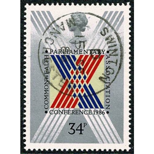 1986 Parliament.  Very Fine Used single. SG 1335.