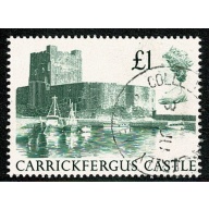 1988 Castle High values.  £1 Fine Used. SG 1410