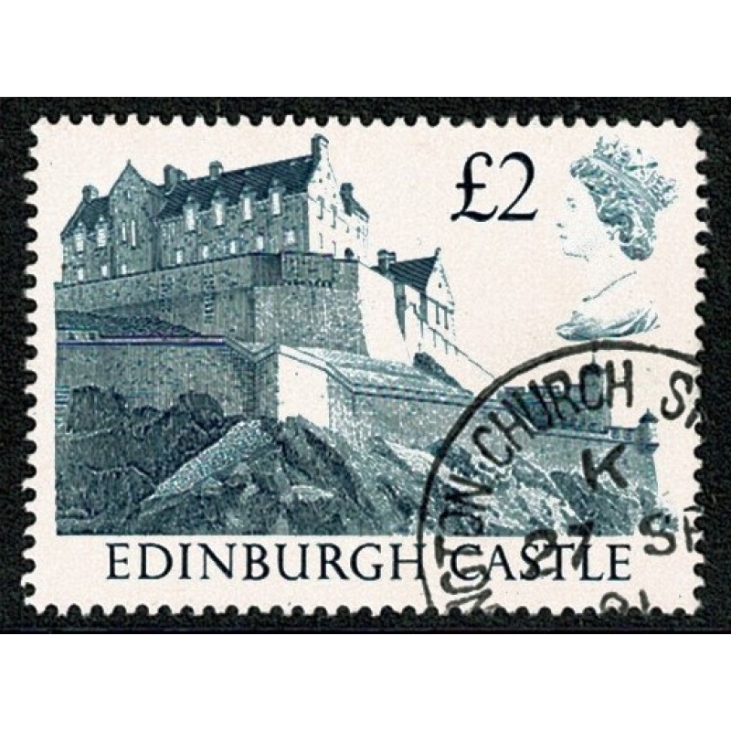1988 Castle High values.  £2 Fine Used. SG 1412