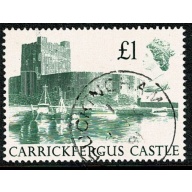 1988 Castle High values.  £1 Fine Used. SG 1410