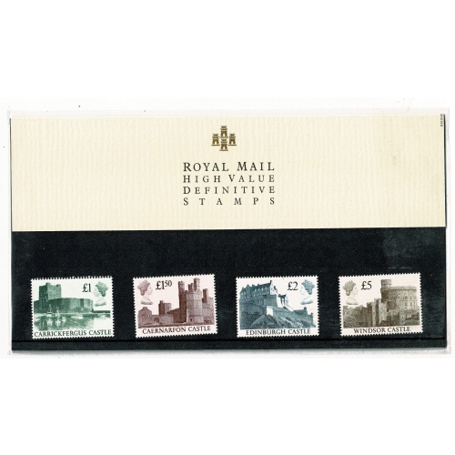 1988 Castles £1-£5. Pack No. 18