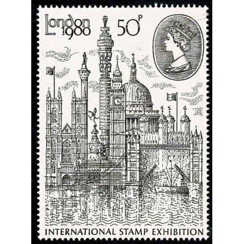 1980 London Stamp Exhibition 50p Type I. SG 1118