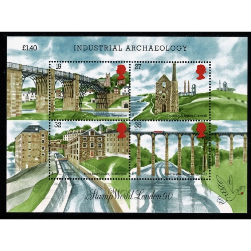 1989 Industrial Archaeology. Miniature Sheet