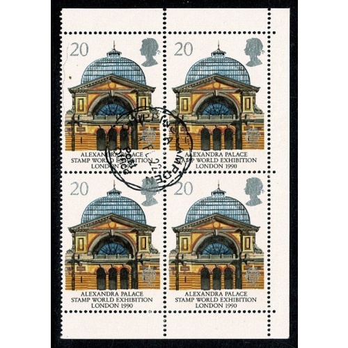 1990 Europa (Glasgow City of Culture). 20p ex London Life Prestige Booklet. SG 1493a