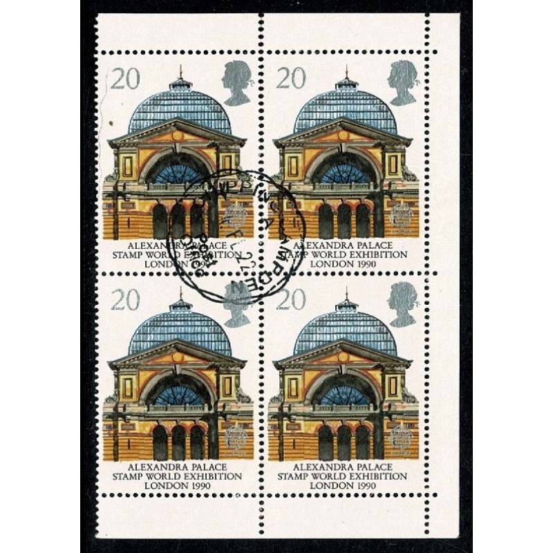 1990 Europa (Glasgow City of Culture). 20p ex London Life Prestige Booklet. SG 1493a