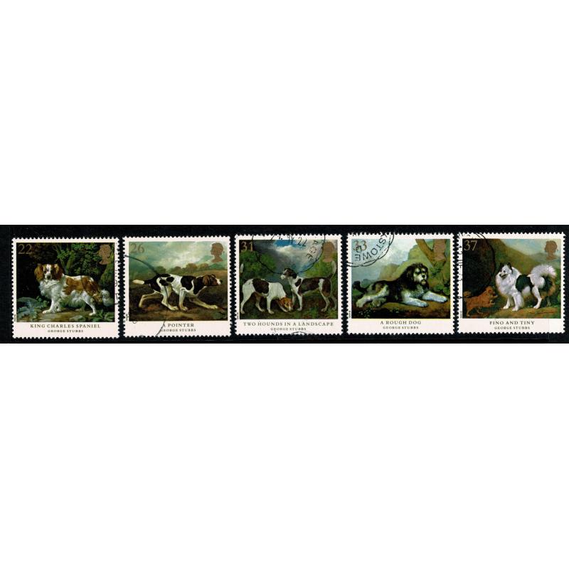 1991 Dogs. Fine Used set of 5 values. SG 1531-1535