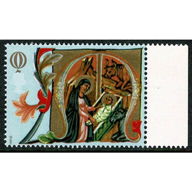 1991 Christmas 24p ESSAY / PROOF. SG 1583 var