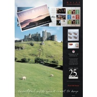 Royal Mail A3 Poster for 1992 Wales £6 Prestige Book