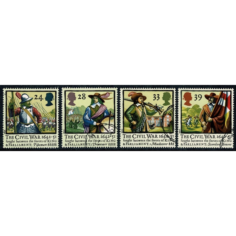 1992 Civil War. Set of 4 values fine used. SG 1620-1623