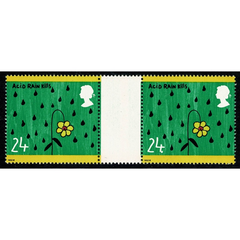 1992 Protection of Environment 24p. Listed variety "large full stop after 4" SG 1629a