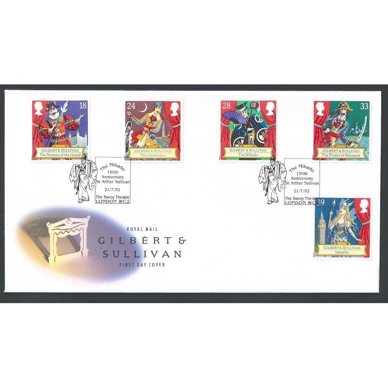 1992 Special Handstamp FDC. Year Set. 9 different covers.