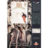 Royal Mail A3 Poster for 1993 Swans Stamp issue & related products.