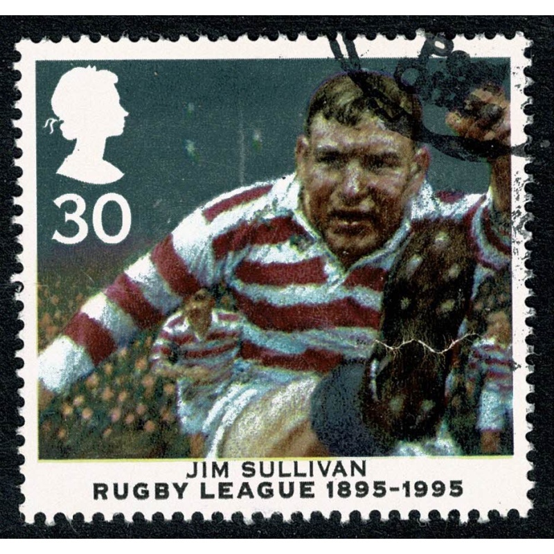 1995 Rugby League Centenary. 30p. Fine Used single SG 1893