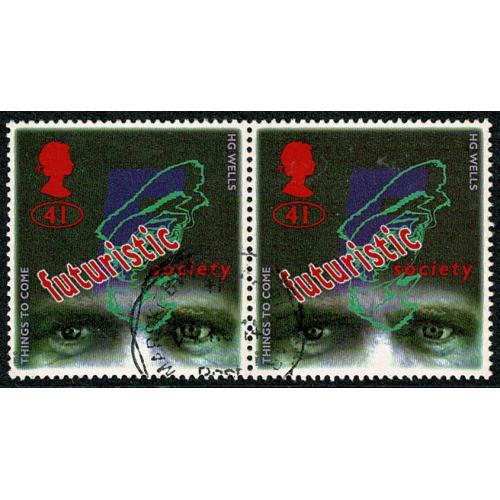 1995 Science Fiction 41p. Very Fine Used pair. SG 1881