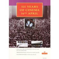 A3 Royal Mail Poster 1996 Centenary of Cinema Issue.