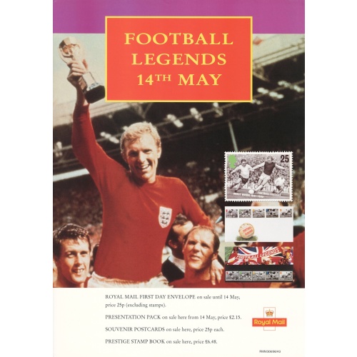 A3 Royal Mail Poster 1996 European Football Championships.