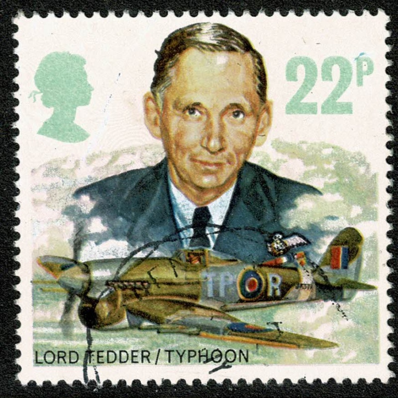 1986 Royal Air Force 22p. Fine Used single. SG 1337
