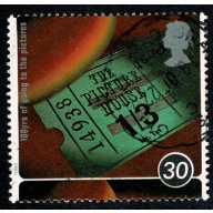 1996 Centenary of Cinema 30p. Fine Used single. SG 1922