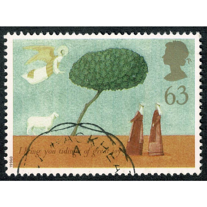 1996 Chistmas 63p. SG 1922 Fine Used single