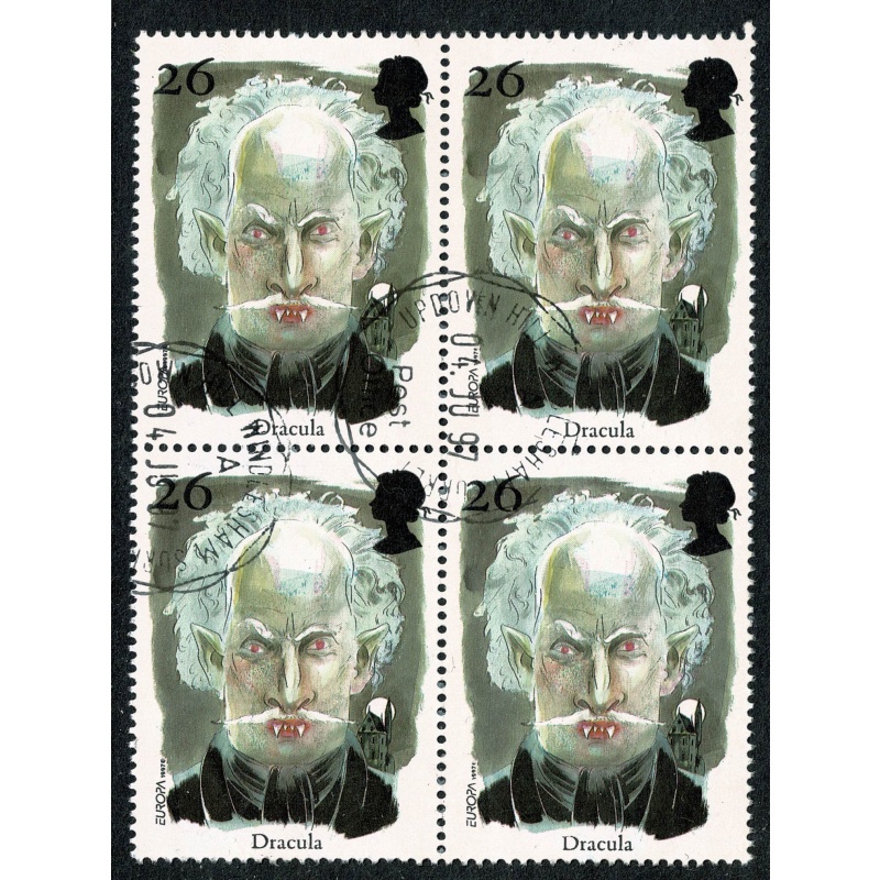 1997 Horror Legends 26p. Block of 4 Fine Used. SG 1980.