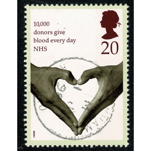 1998 50th Anniversary of The National Health Service. 20p. Fine Used single SG 2046
