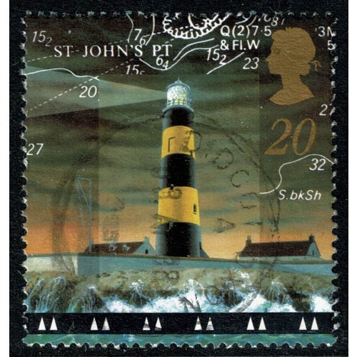 1998 Lighthouses 20p. Fine Used single SG 2034