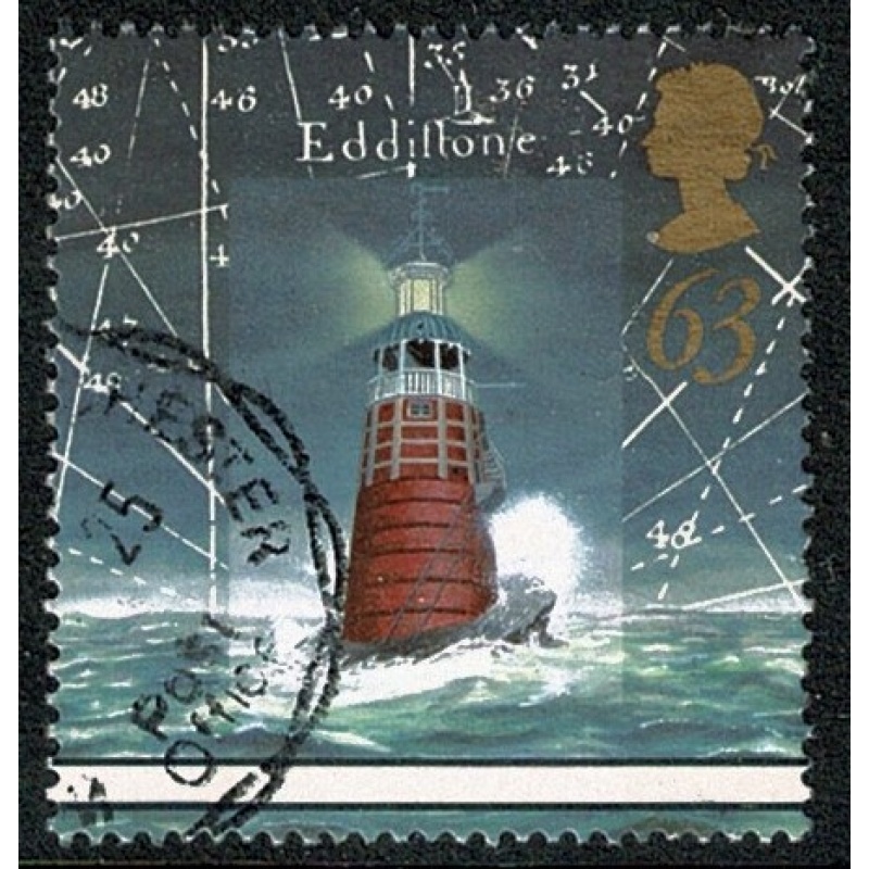 1998 Lighthouses 63p. Fine Used single SG 2038