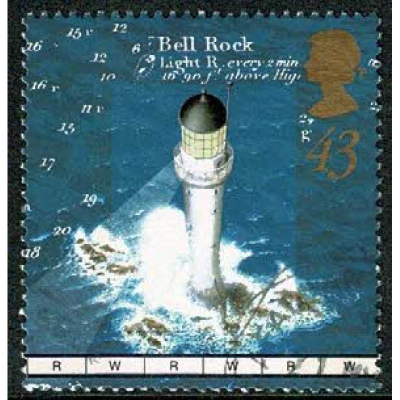 1998 Lighthouses 43p. Very Fine Used single. SG 2037