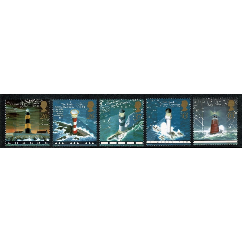 1998 Lighthouses. Set of 5 values. Unmounted Mint. SG 2034-2038