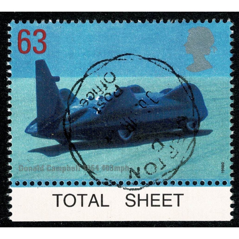 1998 land Speed Records 63p. Fine Used single SG 2063