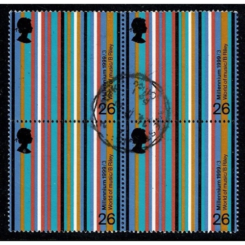 1999 Millenium: Artist's Tale 26p. Fine Used single block. SG 2120