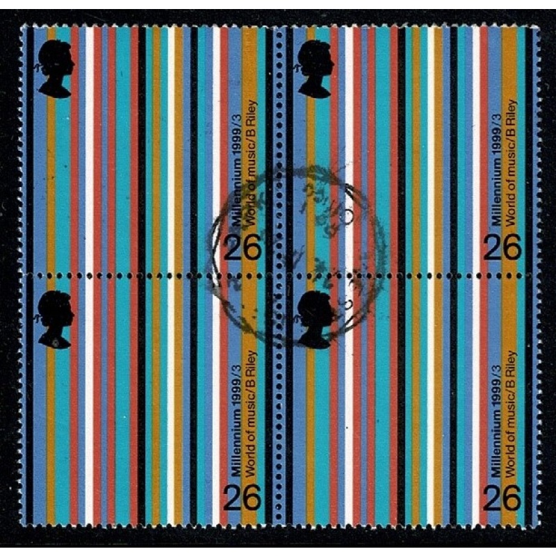 1999 Millenium: Artist's Tale 26p. Fine Used single block. SG 2120