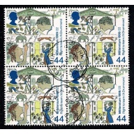 1999 Millennium. Citizens' Tale 44p. Fine Used block of four. SG 2100