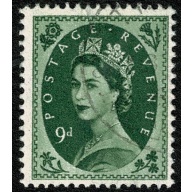 9d bronze green. Fine used. SG 582