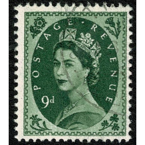 9d bronze green. Fine used. SG 582