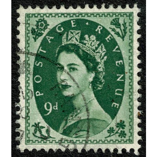 9d bronze green. Fine used. SG 582