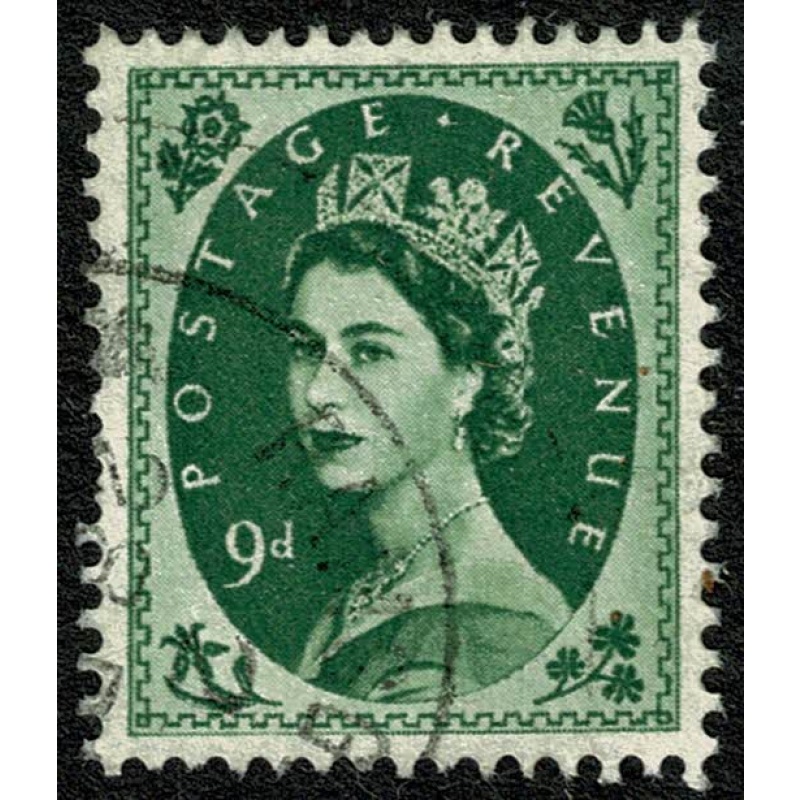 9d bronze green. Fine used. SG 582