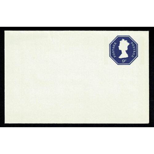 9p Dark Blue. Size O. 95x145mm. 2 Phos Band. Stamp 30mm high. H&B EP123a
