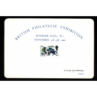 1966 BPE. Designer Signed Presentation Card. 1966 Hastings issue.